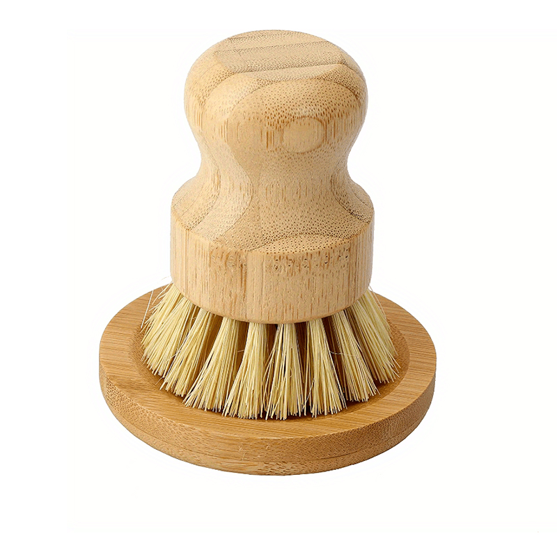 Dish Brush Bamboo - مجموعة واحدة من فرشاة تنظيف الأطباق