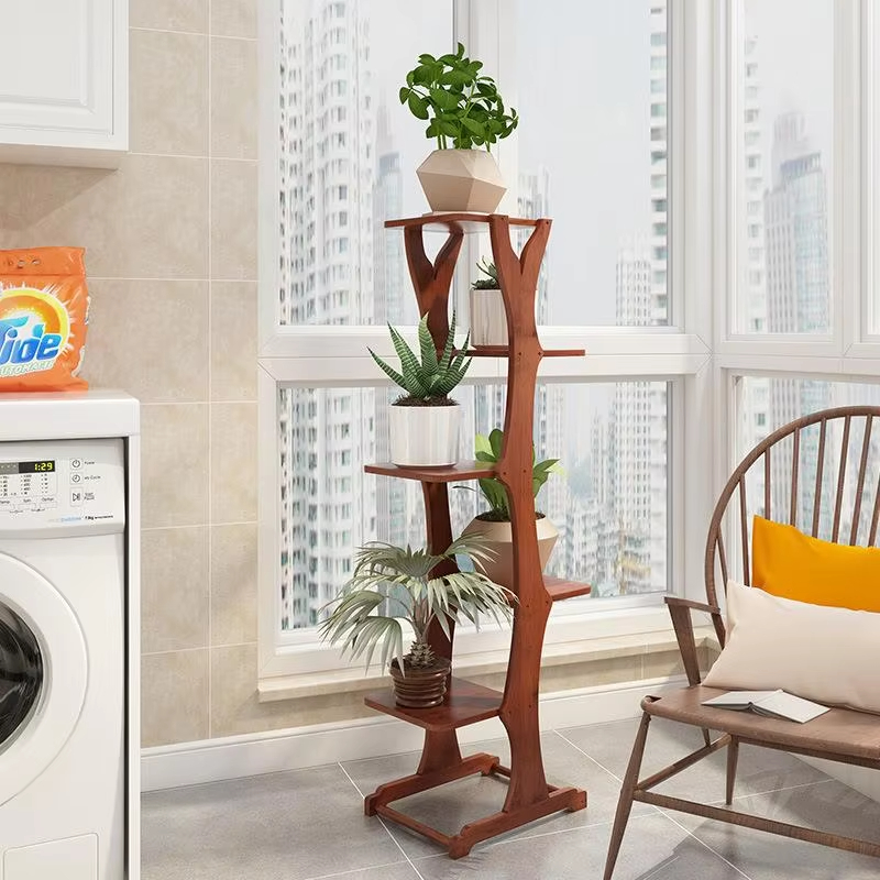 Sustainable Living Is - حامل نباتات من الخيزران بتصميم عصري
