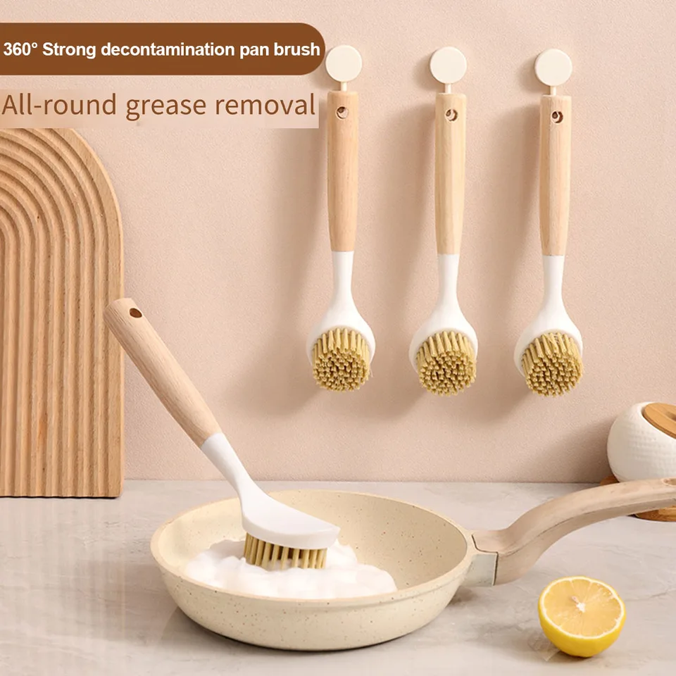 فرشاة تنظيف أطباق المطبخ بمقبض - مراجعة Dish Brush Bamboo وسعره
