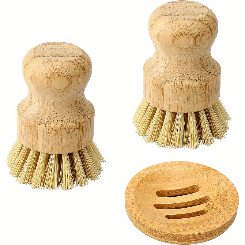 مجموعة واحدة من فرشاة تنظيف ال - مراجعة Dish Brush Bamboo وسعره