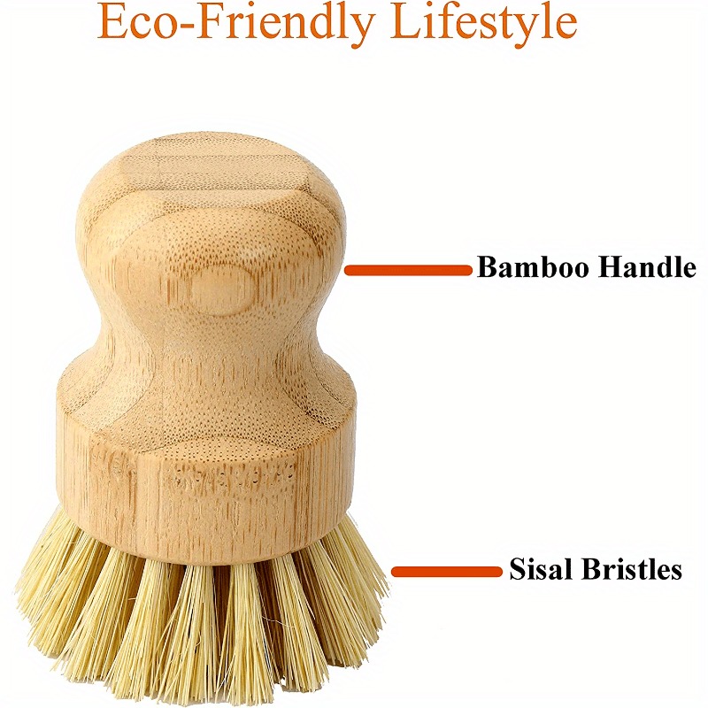 فرشاة غسيل الأطباق الخشبية من  - مراجعة Dish Brush Bamboo وسعره