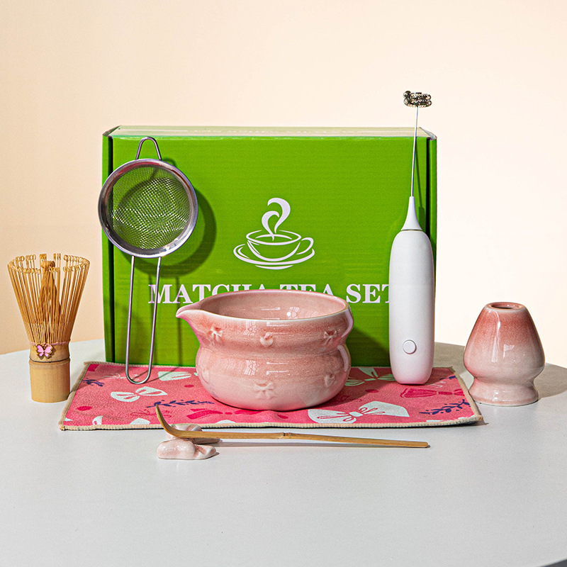 طقم شاي ماتشا ياباني 8 قطع: وع - مراجعة Dish Brush Bamboo وسعره