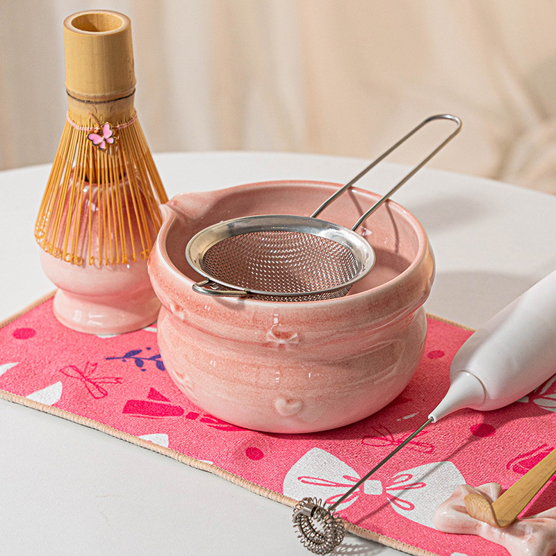 طقم شاي ماتشا ياباني 8 قطع: وع - مراجعة Dish Brush Bamboo وسعره