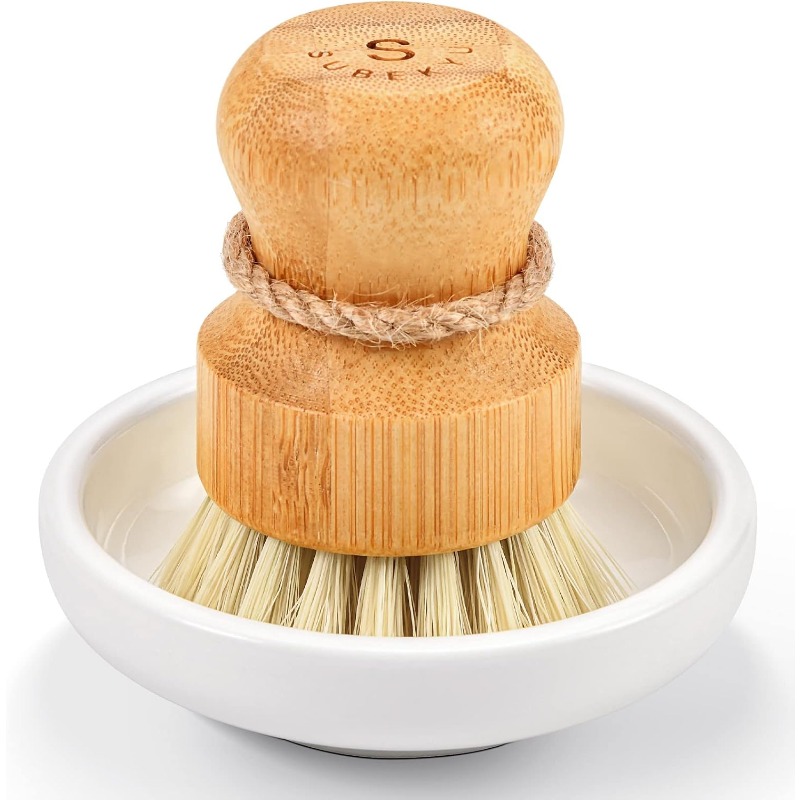 فرشاة تنظيف الأطباق المصنوعة م - مراجعة Dish Brush Bamboo وسعره