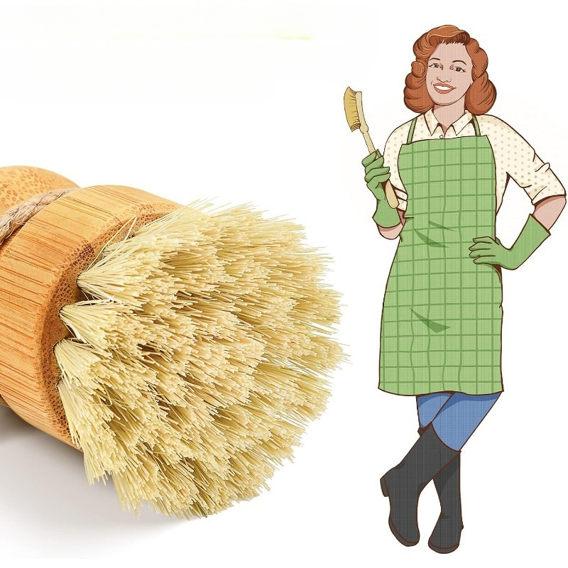 فرشاة تنظيف الأطباق المصنوعة م - مراجعة Dish Brush Bamboo وسعره