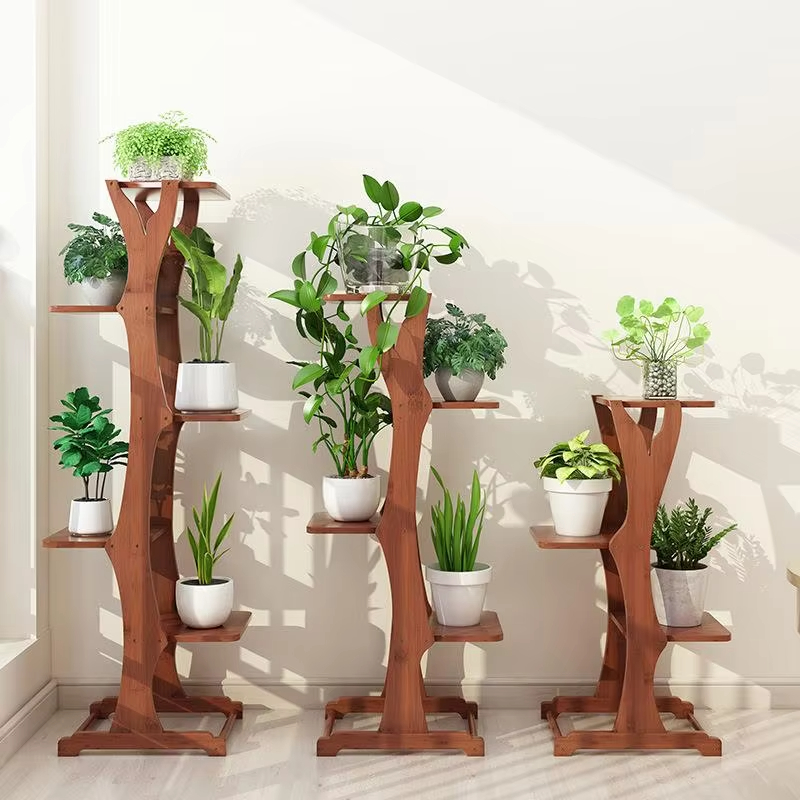 حامل نباتات من الخيزران بتصميم - مراجعة Sustainable Living Is وسعره